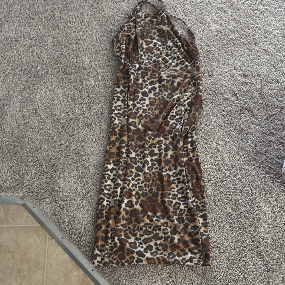 Rue21 One Shoulder Leopard Print Dress